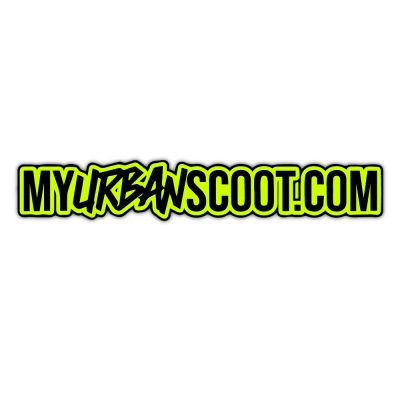 sticker logo myurbanscoot.com FLUOR