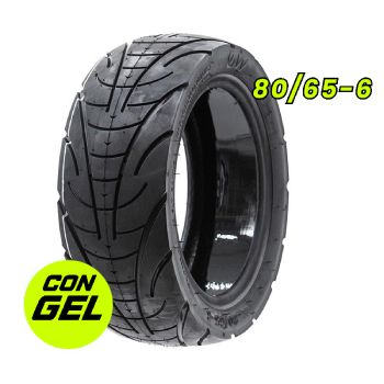 Neumático Tubeless Cityroad 80/65-6 con gel