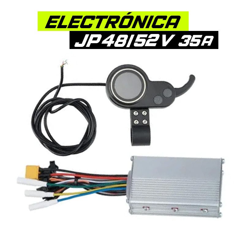 Centralita controladora jp patinete electrico + pantalla 48/52 v 35A