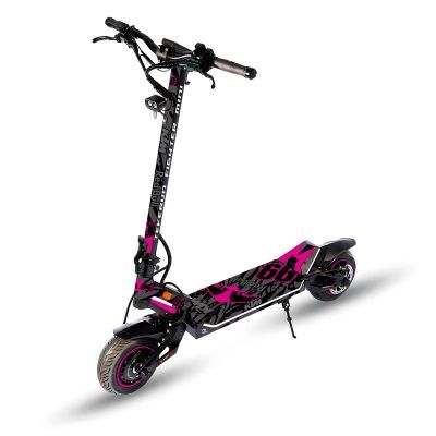 VINILOS--para-patinete-electrico-teverun-fighter-mini-dgt-certificado-pegatinas-stickers-para-patin-teverun-CON-BASE-RED-BULL-KTM-COMPETITION-PINK